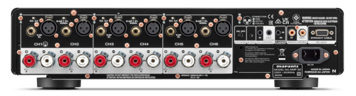 Marantz AMP 30 preamplifier back panel
